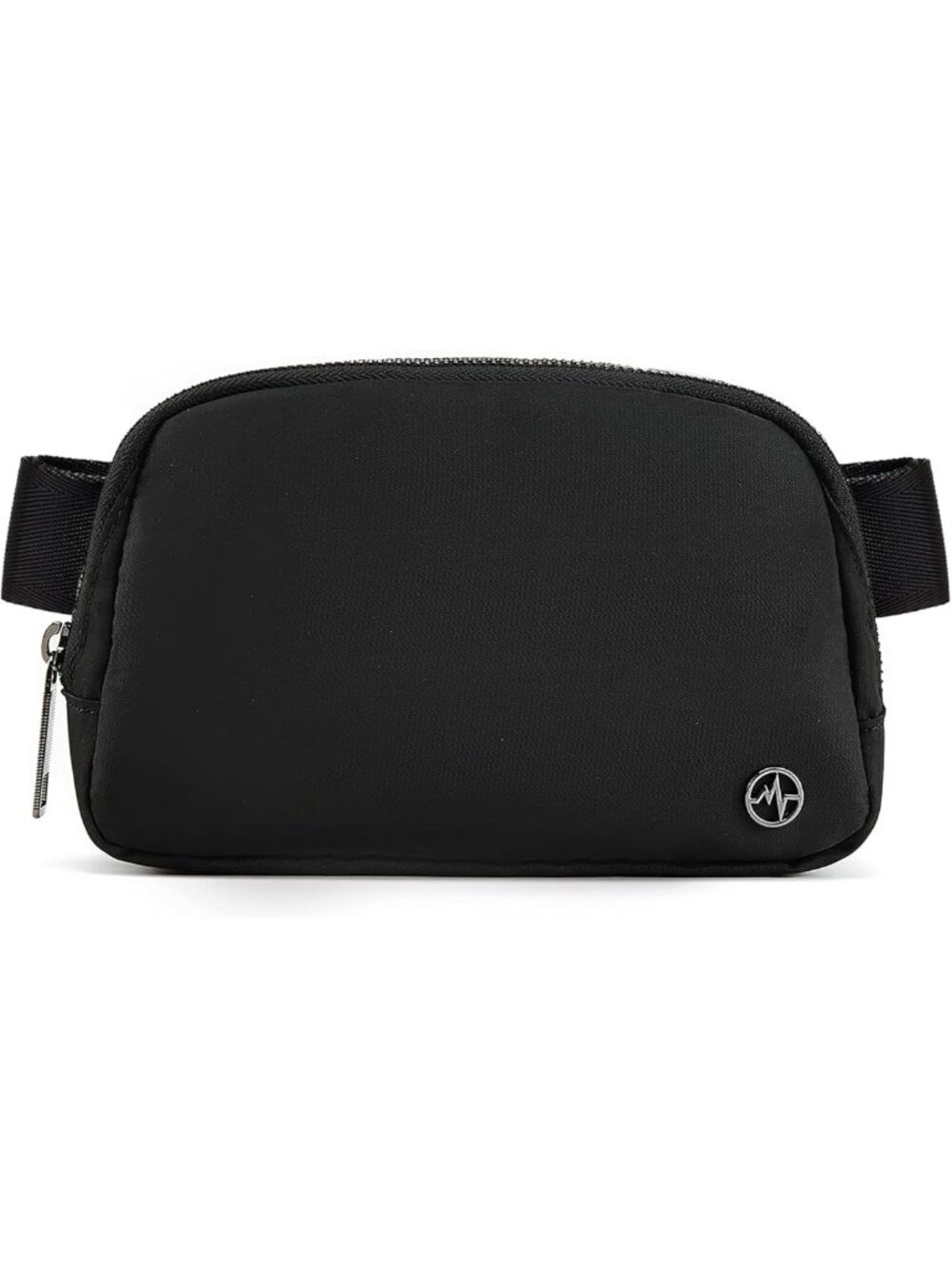 Stylish Black Crossbody Belt Bag for Travel & Everyday Use - Unisex Design